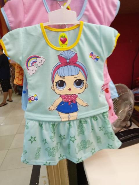 STELAN ROK TANGAN/YUKENSI CAMPUR GAMBAR MOTIF KARAKTER 3BULAN-4THN