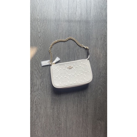 Coach Messico Embossed in white