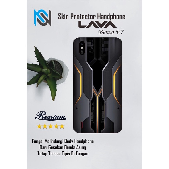 Isi 2pcs Garskin Hp Lava Benco V7 Motif Armor Free Custom Motif (Bisa COD)