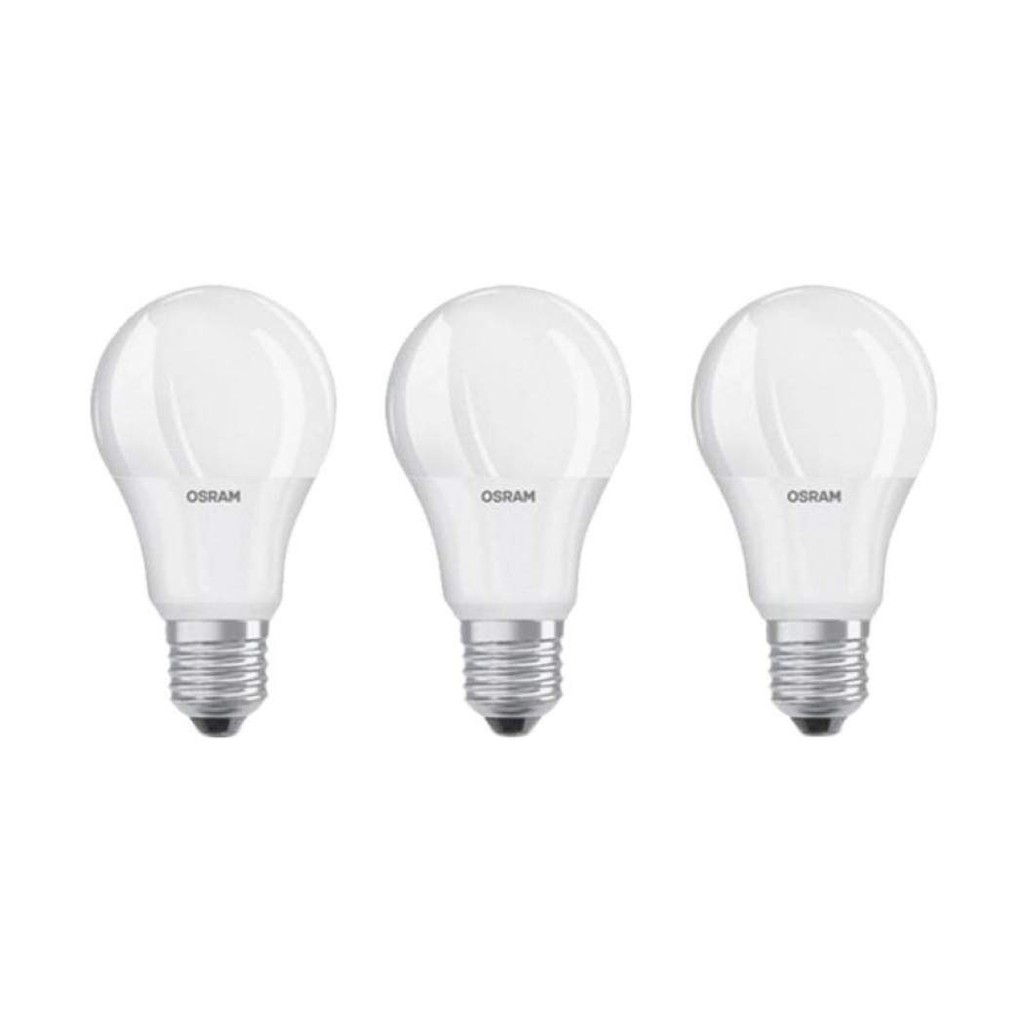 Osram Lampu Bohlam LED Bulb 9 Watt Putih - Paket isi 3pcs