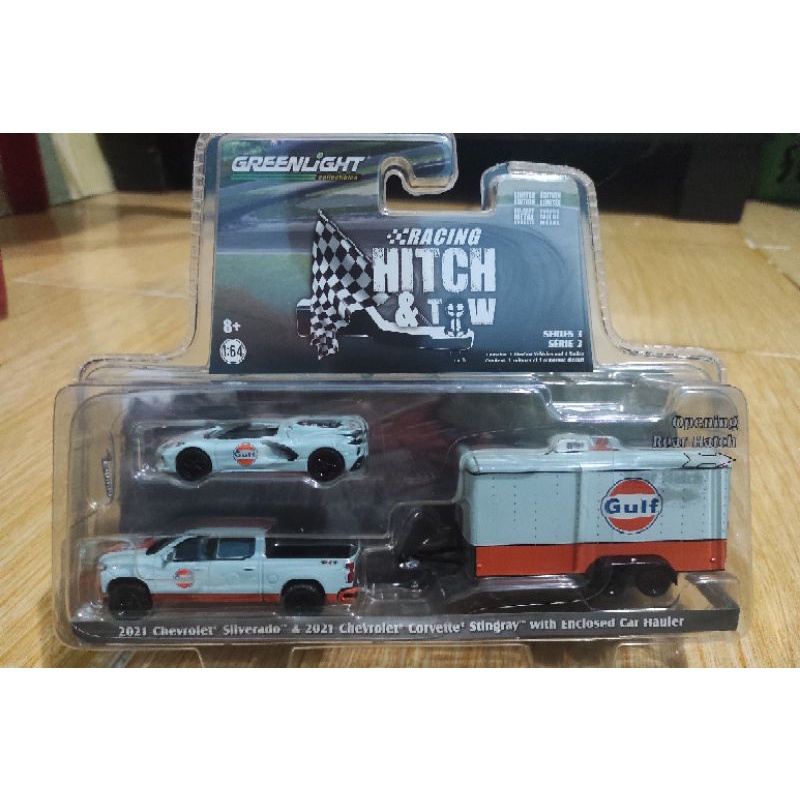 Greenlight Hitch & tow series 3 2021 Chevrolet gulf diecast skala 64