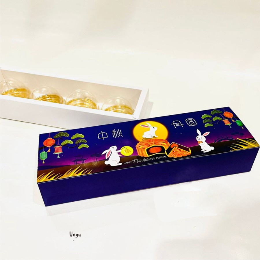 

(5pcs)kardus slop box mooncake 25-75 gram dus kue bulan kotak kemasan packaging hampers mid autumn festival ukuran 31x9x5cm