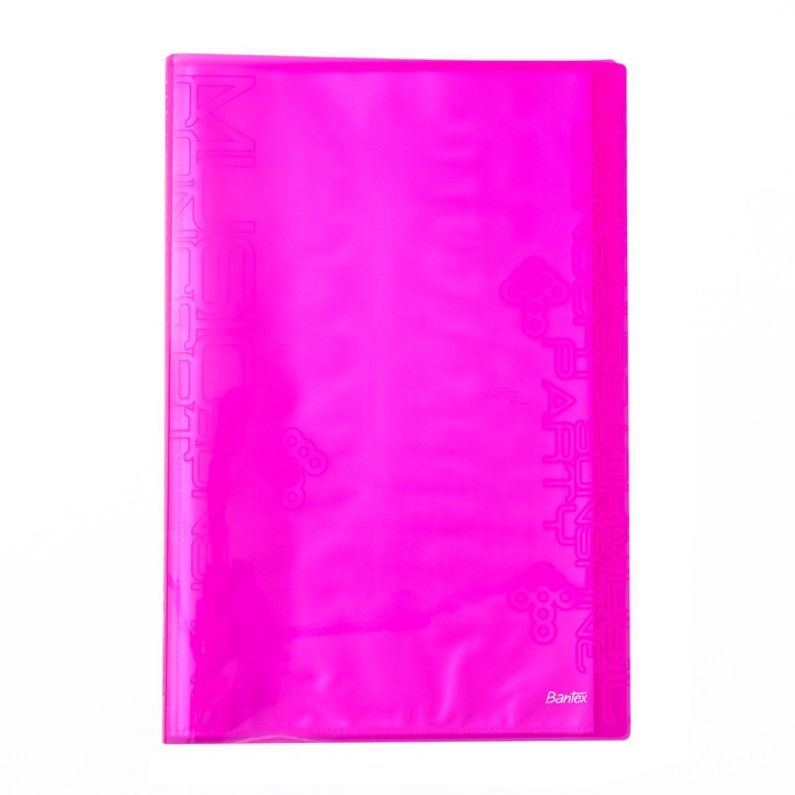 

[Zada] Bantex PP Jolly Bright Display Book (30 Pocket) Folio Pink 3196 19
