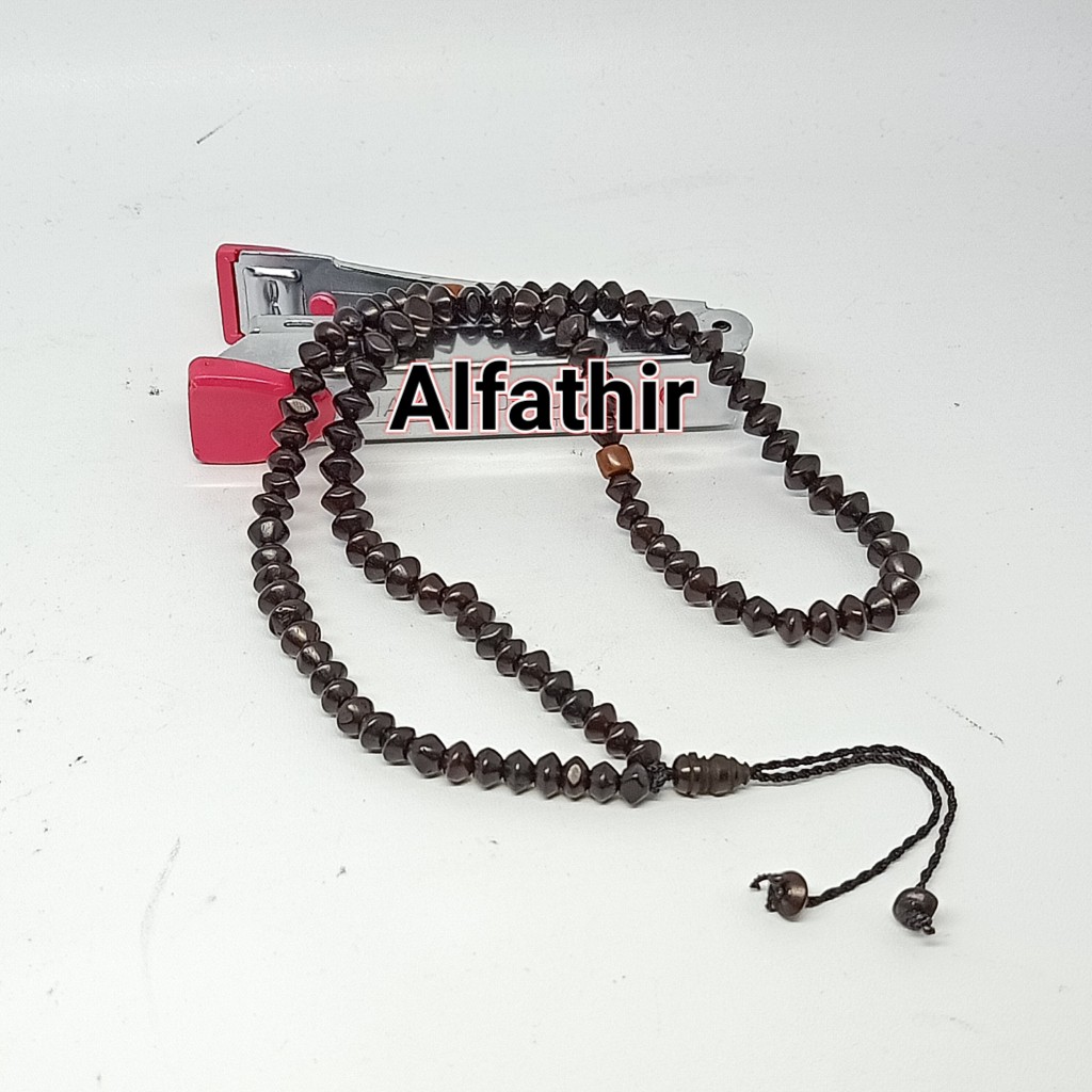 kalung tasbih kokka kaukah wajik hitam