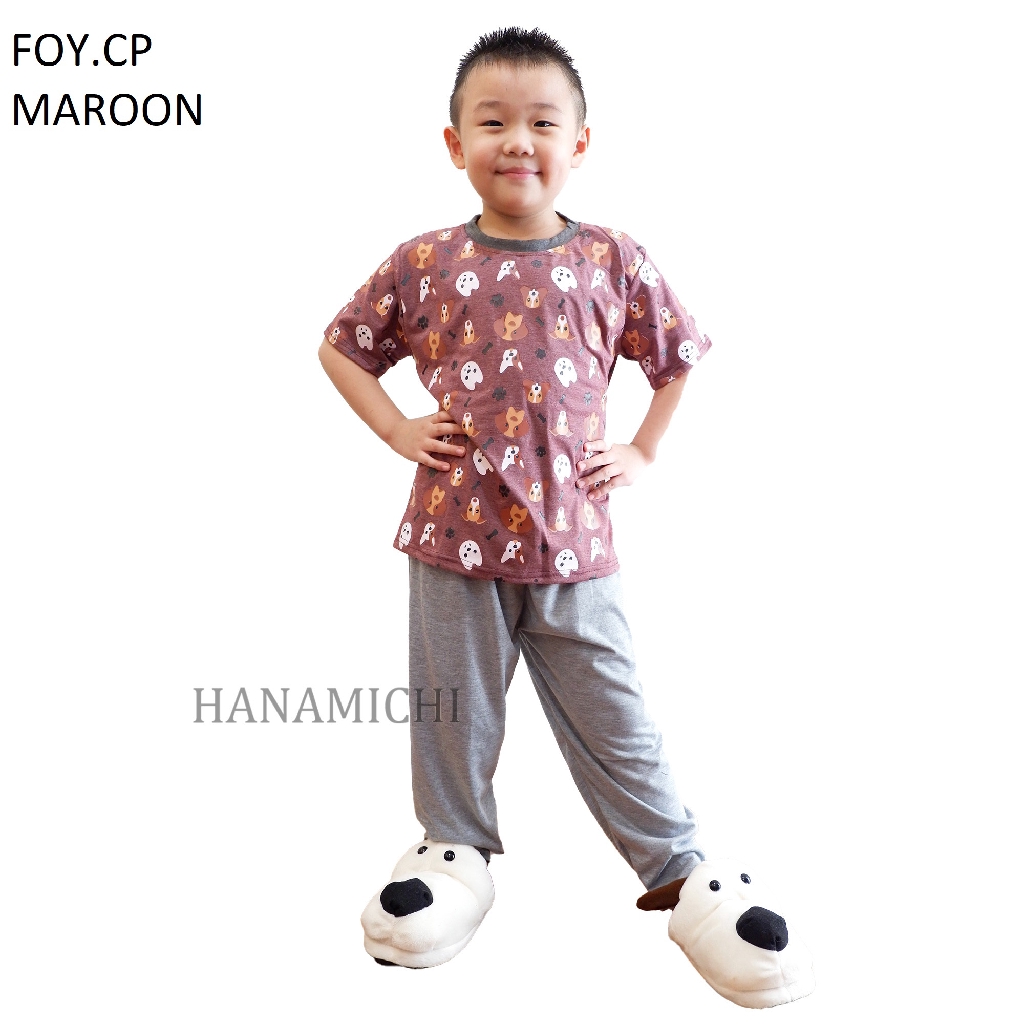 Hanamichi FOY.CP Baju Tidur Anak Lengan Pendek