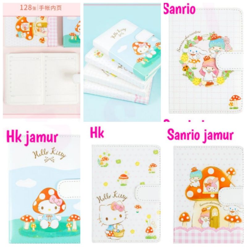 

Memo diary jamur Hello Kitty