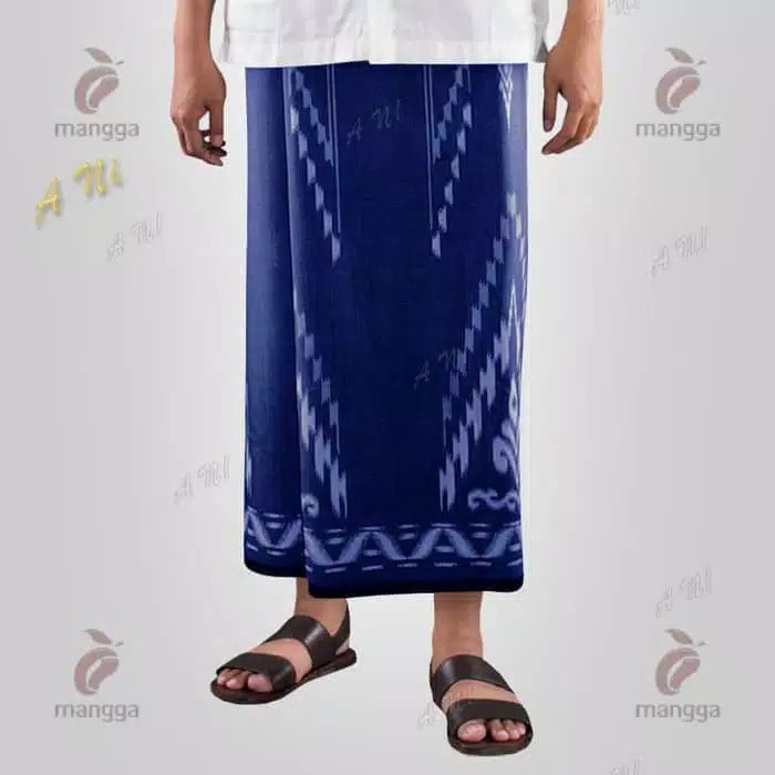 Sarung Mangga - Sarung Tenun Mangga - Sarung Sholat Pria Dewasa - Sarung Mangga Gold Kembang - Sarun