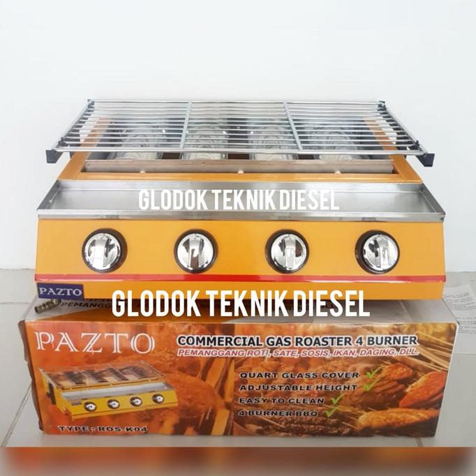 KOMPOR PEMANGGANG 4 TUNGKU / ROASTER 4 TUNGKU / PEMANGGANG SOSIS