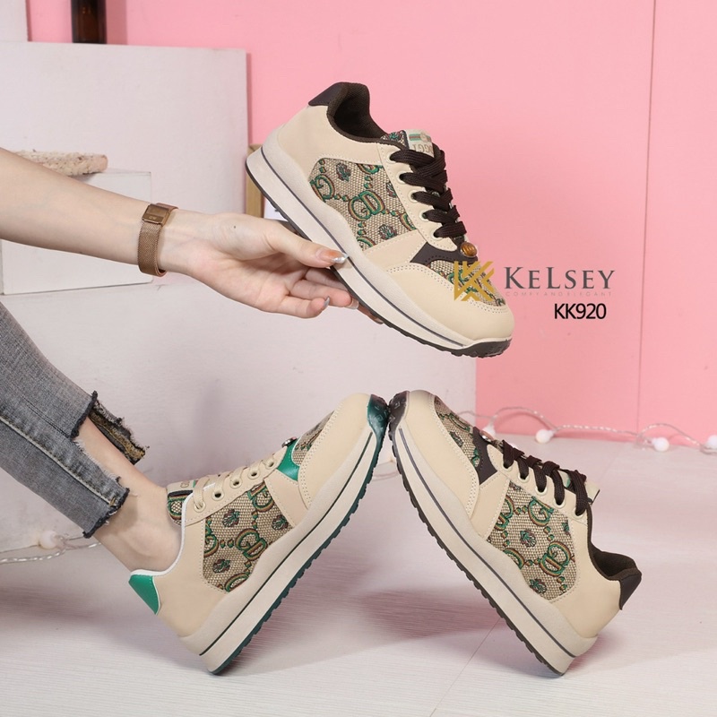 (GRATIS ALAS KAKI) Nicole Sepatu Sneakers Wanita Kelsey KK920