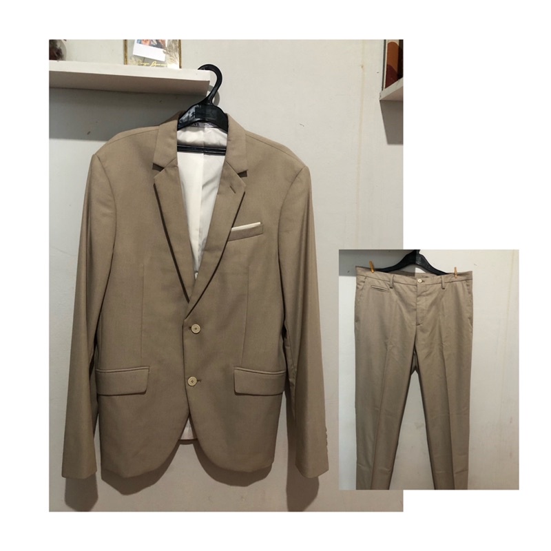 Jas Pria One Set Merk Zara untuk Wedding Rustic