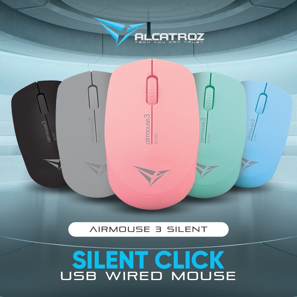 Alcatroz AirMouse 3 Silent Wireless 2.4GHz - Hi Definition Optical Mouse