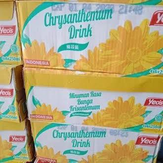 

PROMO! Teh Kembang Yeos Kotak Chrysanthemum 250 ml 24 Pcs | Teh Kemasan