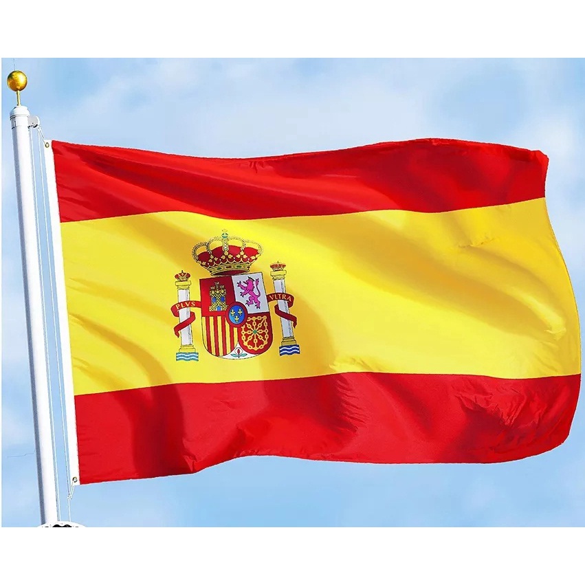 Jual Bendera negara Spanyol / flag of Spain | Shopee Indonesia