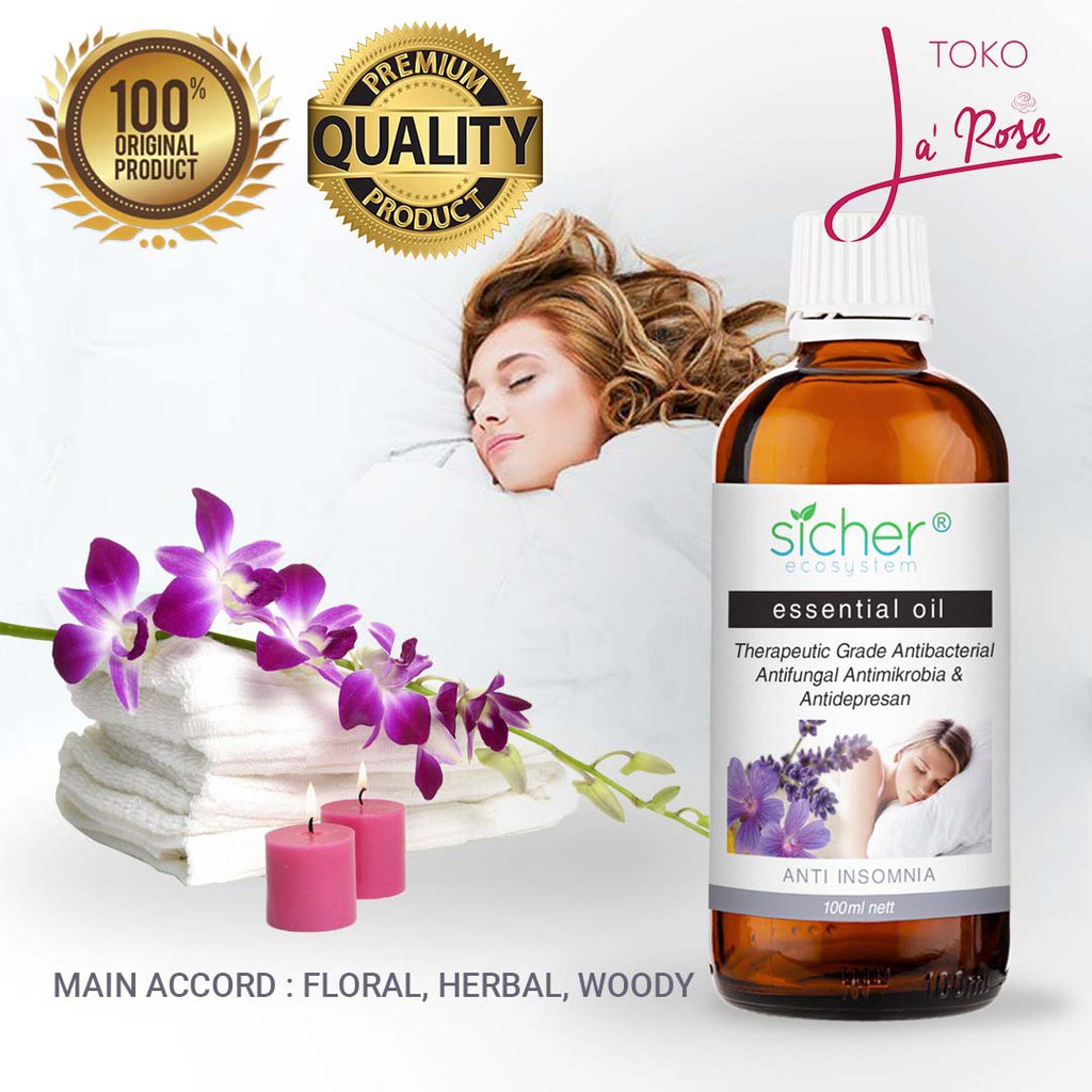 Aromaterapi Deep Sleep Essential Oil Anti Insomia Murni Aromatherapy Tidur