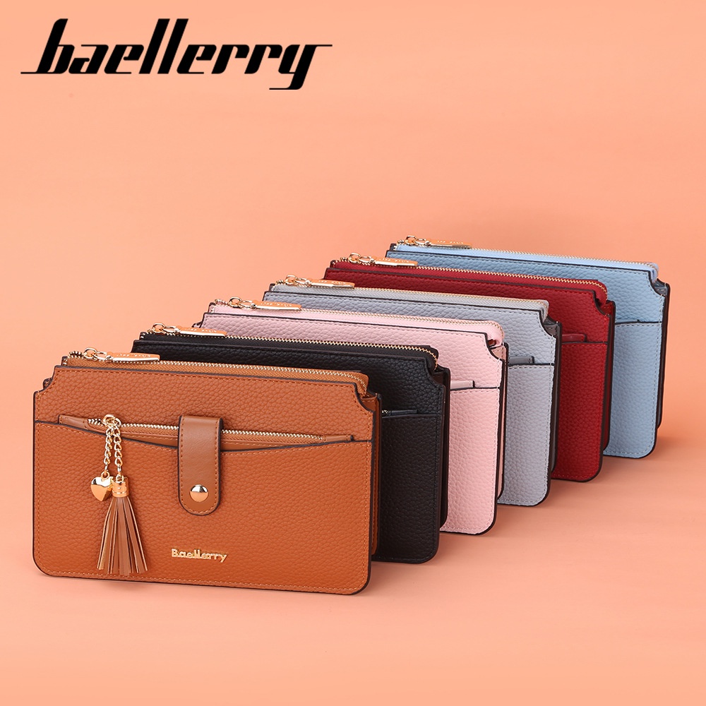 BAELLERRY N8689 Tas Selempang Wanita Dompet Wanita Tas Handphone Sling Bag PU Leather Premium WATCHKITE WKOS