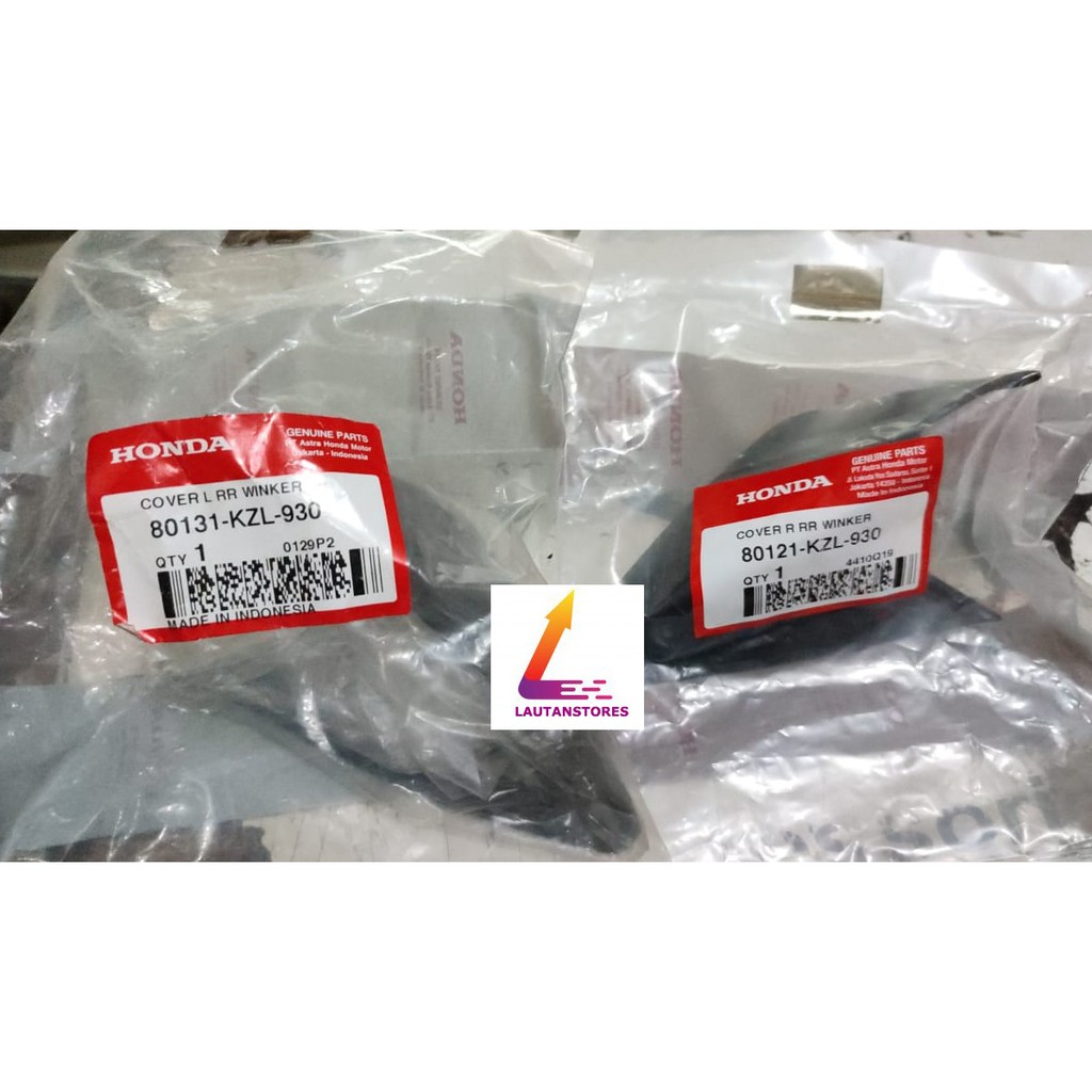 80121-KZL-930 80131-KZL-930 Tutup Sen Belakang Tutup Ritting Belakang Sen Spacy Kiri Kanan 1 set