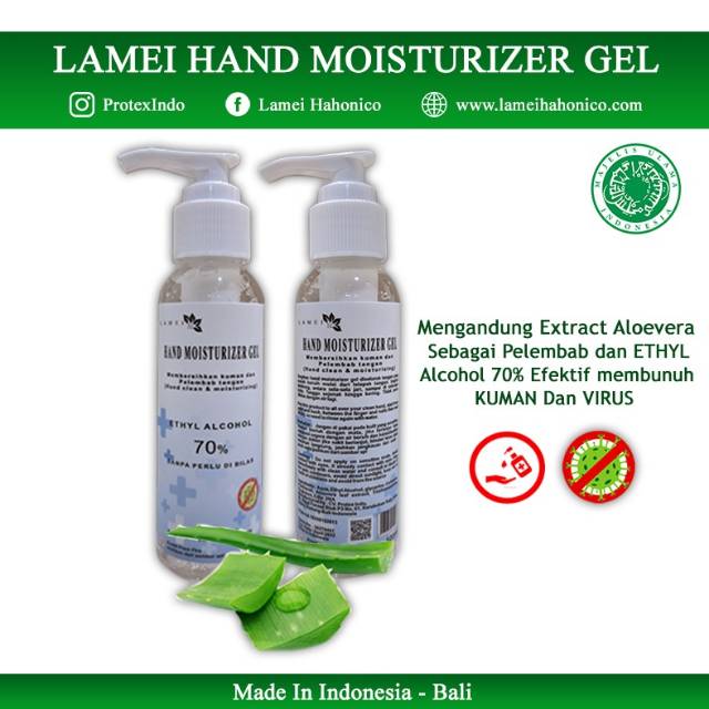 HAND SANITIZER  HAND MOISTURIZER GEL Dan SPRAY KEMASAN 60 ML DAN 30ML