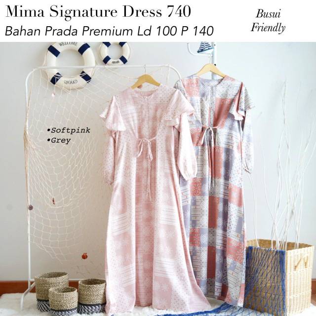 (BISA COD) MIMA SIGNATURE DRESS