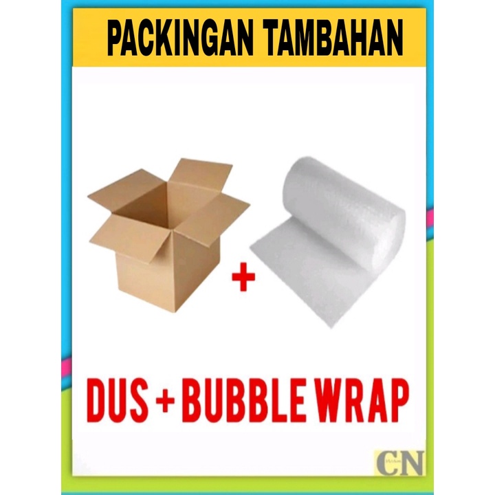 TAMBAHAN PACKING BUBBLE WRAB / KARTON/ BUBBLEWRAB + KARTON- CN MEDAN