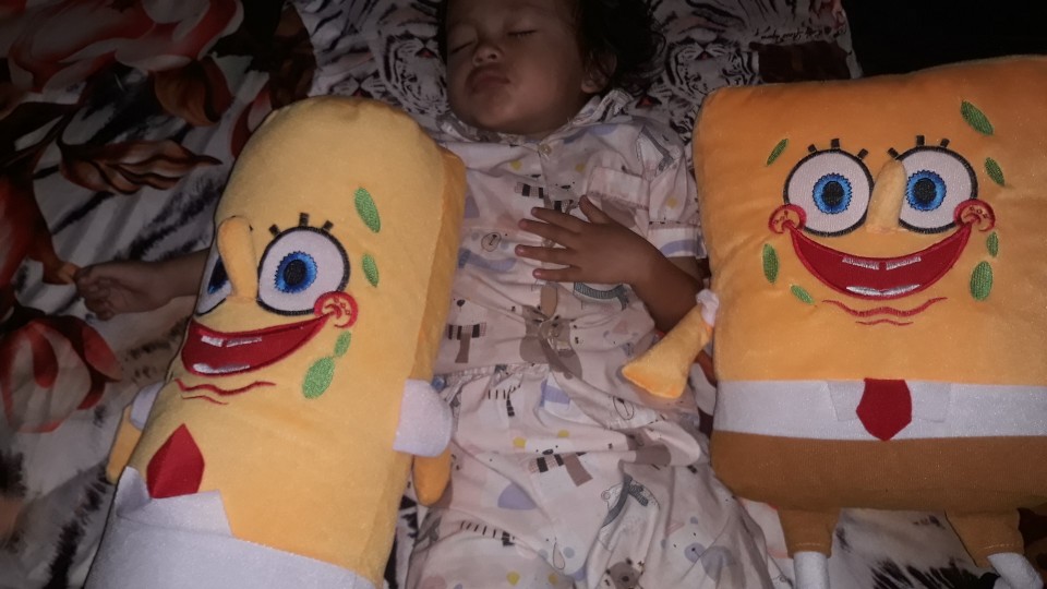 Sepasang Bantal Dan Guling Spongebob
