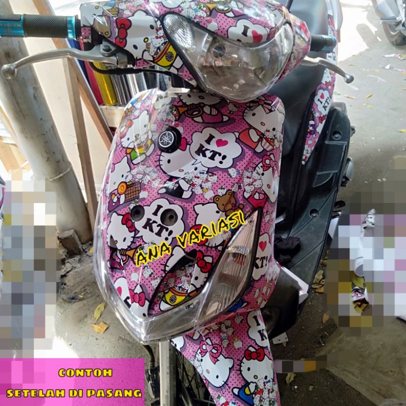 

stiker skotlet motif hello kitty skotlet hello kitty L 50cm x P 100cm
