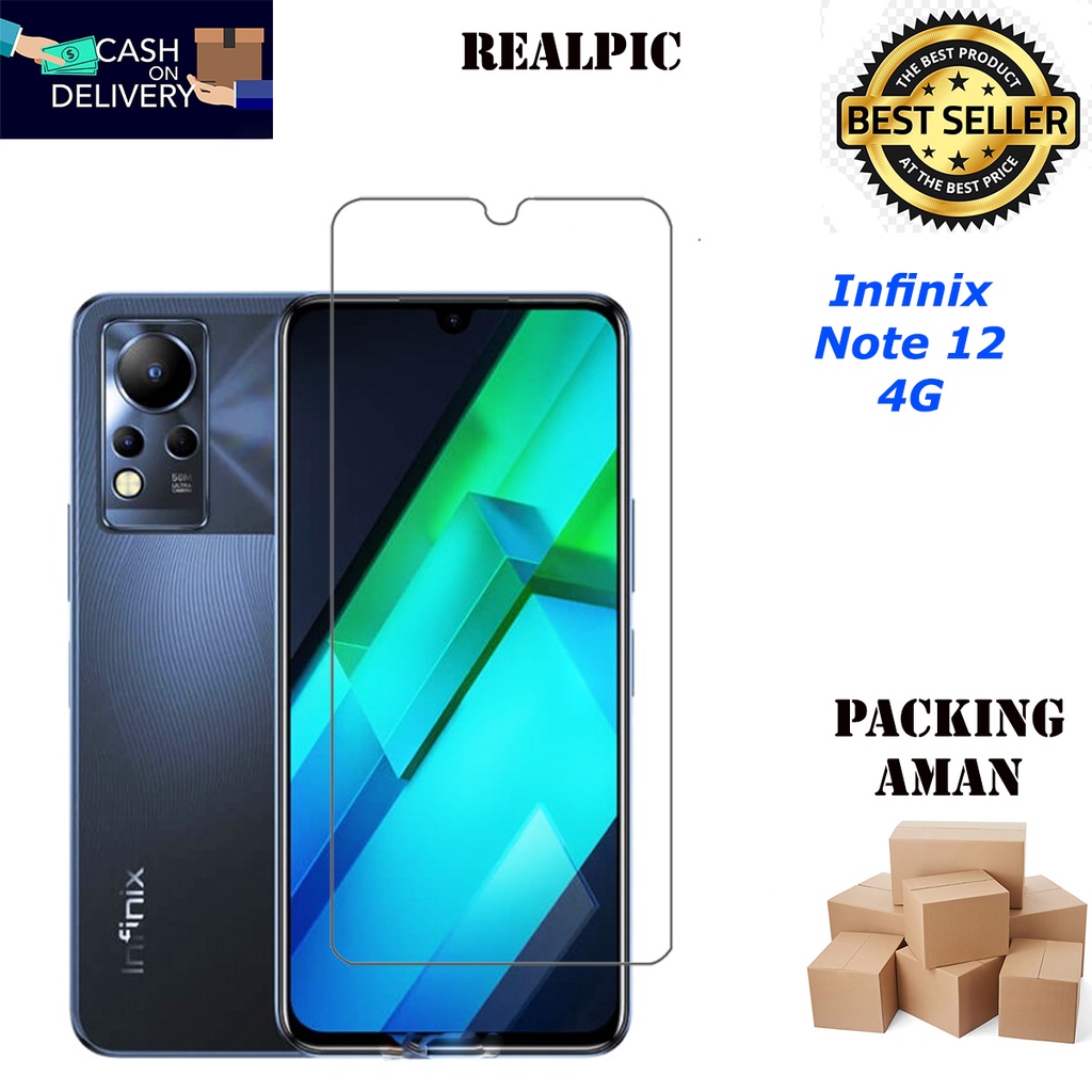 Tempered Glass Infinix Note 12 4G Screen Protector Anti Gores