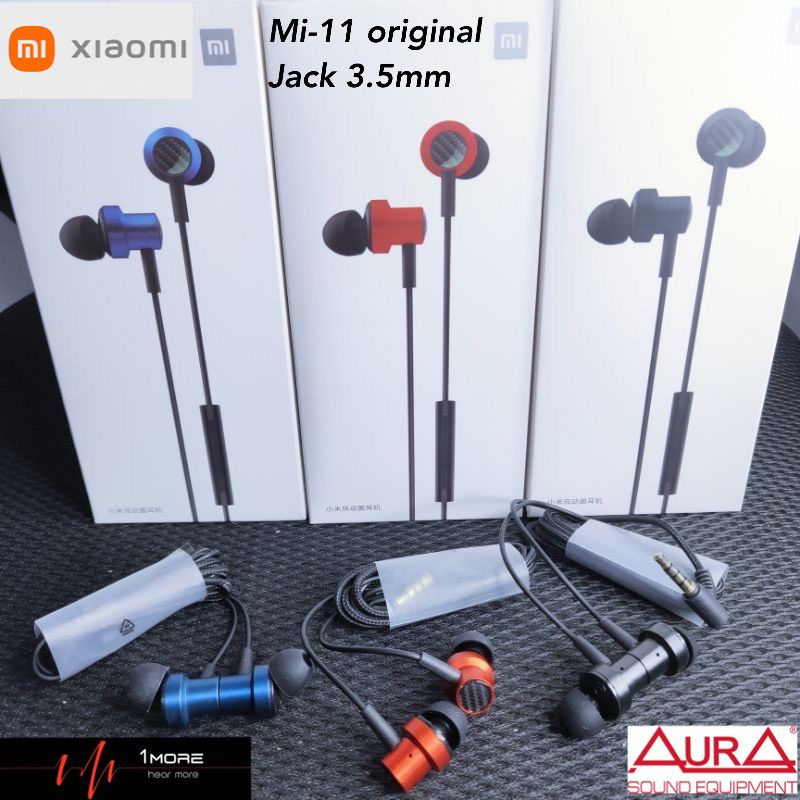 MINIGO Earphone Xiaomi Bass Mi-11 Headset Xiaomi Bass Hansfree Handsfree Xiaomi Redmi Bass Mi11