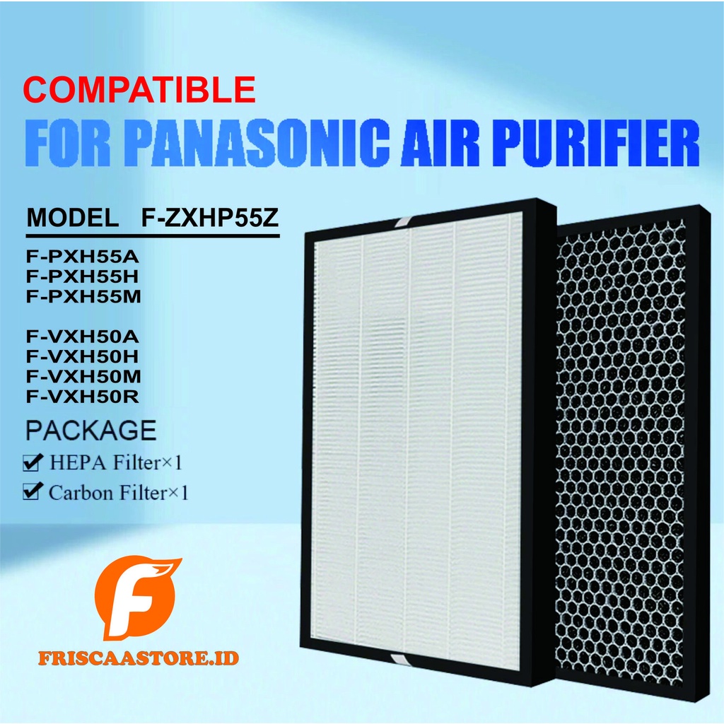 NAUTIC - Compatible HEPA + Deo Panasonic FZXHP55Z - F-PXH55A F-VXH50A F-PXH55H F-PXH55