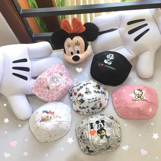 Masker mulut disney / masker mulut karakter sanrio / masker mulut kain
