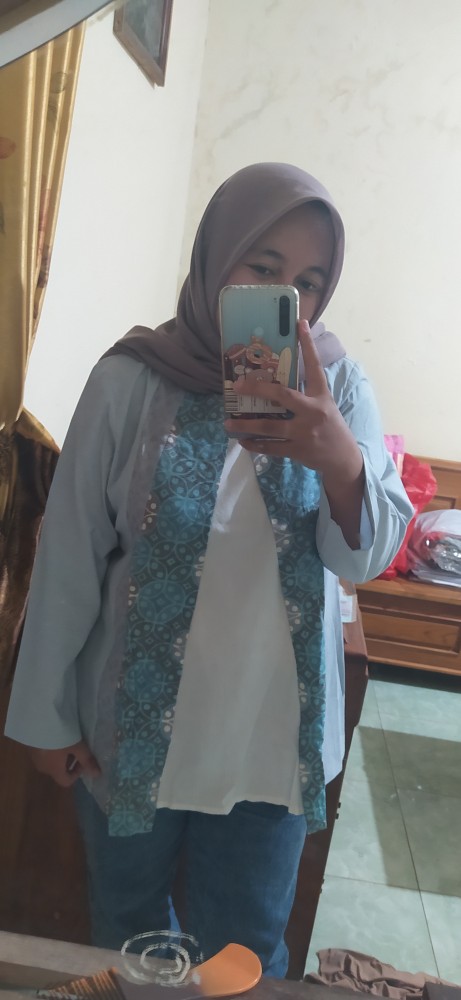 Atasan Batik 67 Blouse Kerja Wanita Fashion Modern