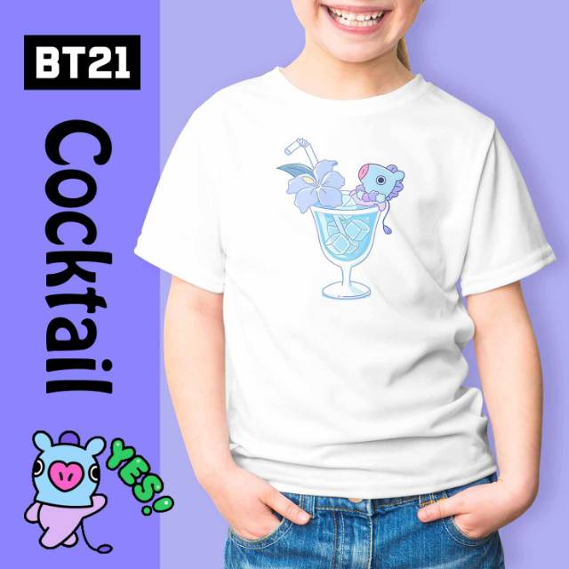 Cocktail BT 21 kaos oblong pria wanita anak couple family custom