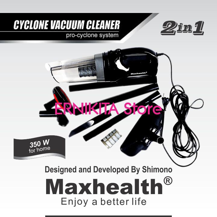 MAXHEALTH HANDY CYCLONE VACUUM CLEANER 2 IN 1 - Alat Sedot Debu