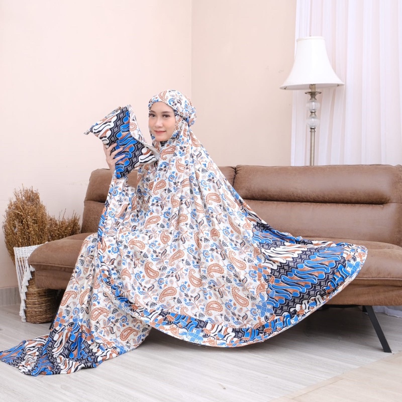 MUKENA DEWASA MOTIF BATIK RAMPLE