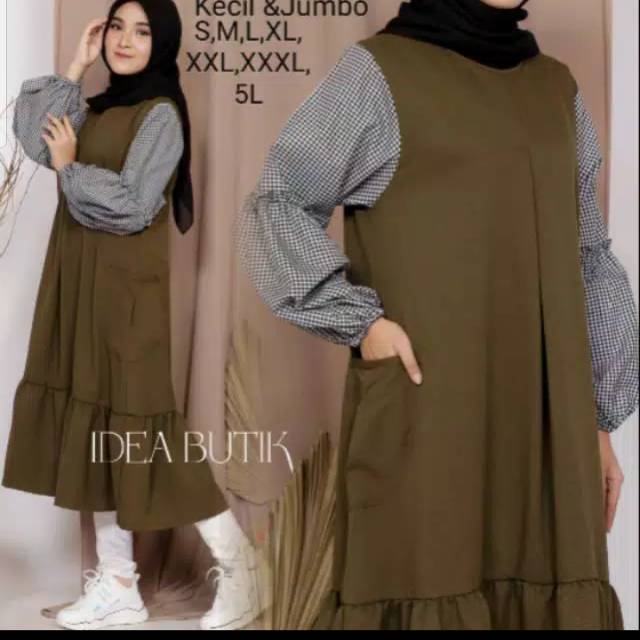 SAILA LONG TUNIK SIZE KECIL - JUMBO