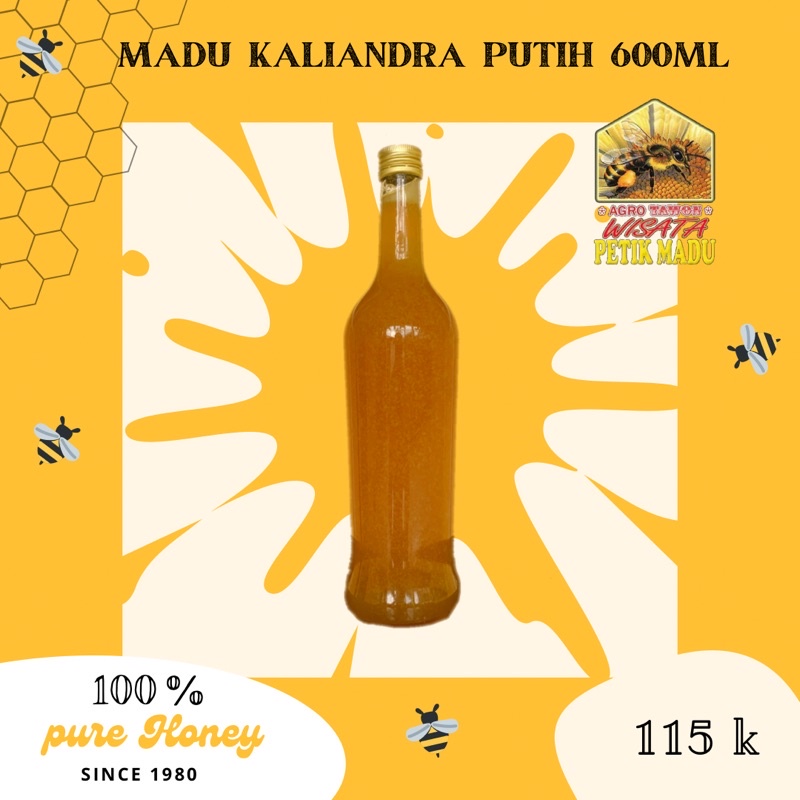 

MADU KALIANDRA PUTIH RIMBA RAYA 600ml HONEY LEBAH KESEHATAN