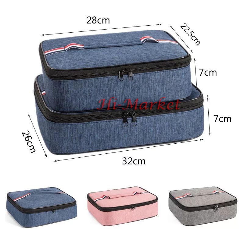 BEKAL MAKAN STAINLESS/TAHAN PANAS BENTO LUNCH BOX/ KOTAK MAKAN TERSEDIA 4SEKAT &amp; 5SEKAT DAN TAS BEKEL