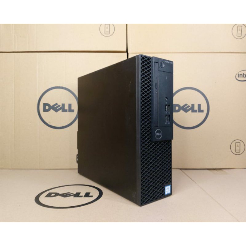 PC Dell Optiplex 3050 SFF Core I3 Gen 7 Ram 8GB DDR4 HDD 1TB Like New Berkualitas