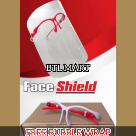 Face Shield Kacamata Merah Putih Grosir Tanpa Box Satuan Sajidin73