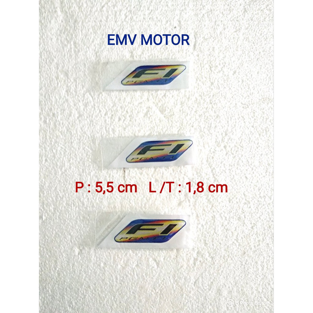 Am- Stiker timbul - emblem FI PELANGI