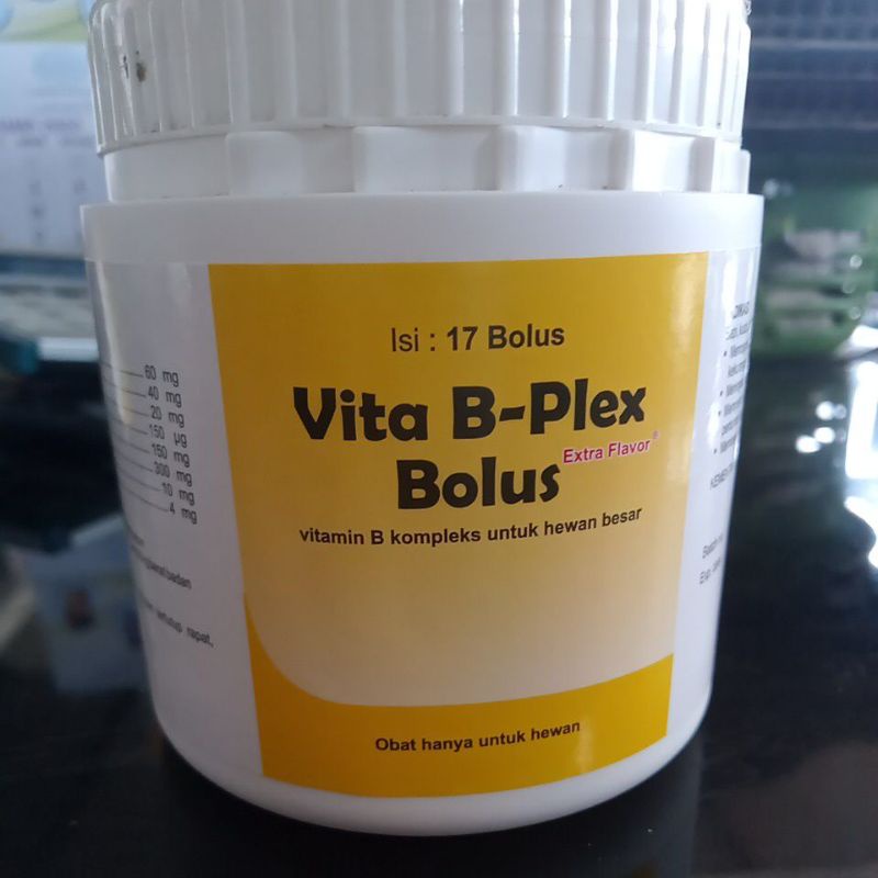 Jual VITA B-PLEK BOLUS Medion - Vitamin B Kompleks Untuk Sapi/kuda ...