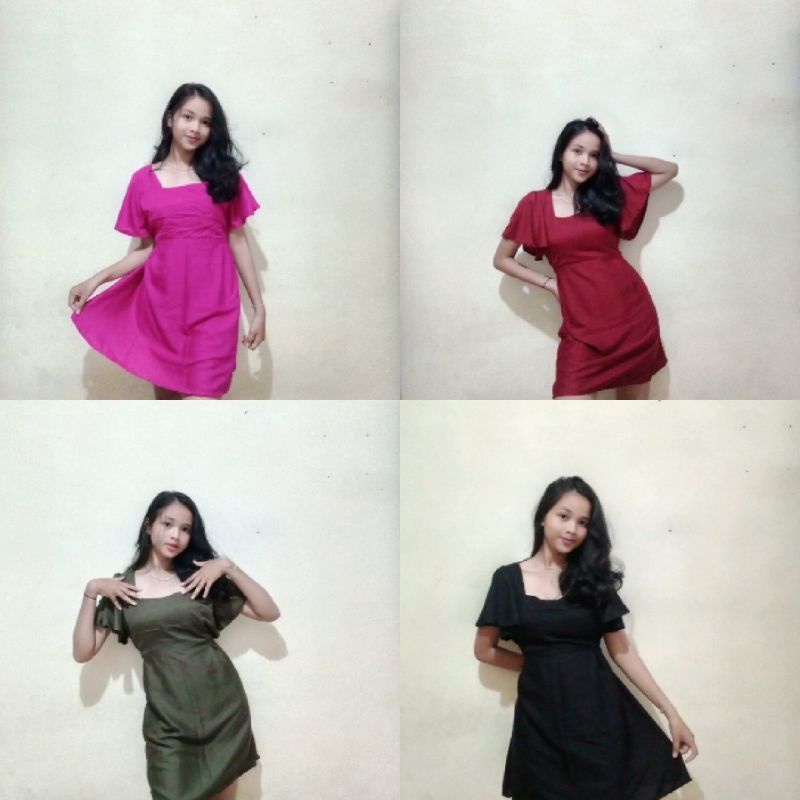 [COD] AMORA DRESS PENDEK // MIDI DRESS AMORA