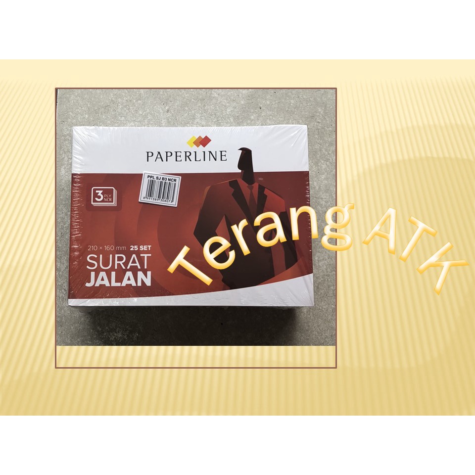 

Surat Jalan Besar 3 Ply NCR Merek Paperline [Isi 10 buah]