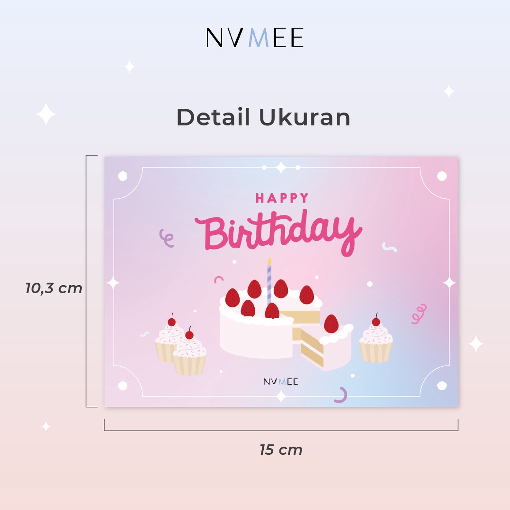 NVMEE - Greeting Card Kartu Ucapan Ulang Tahun Requested