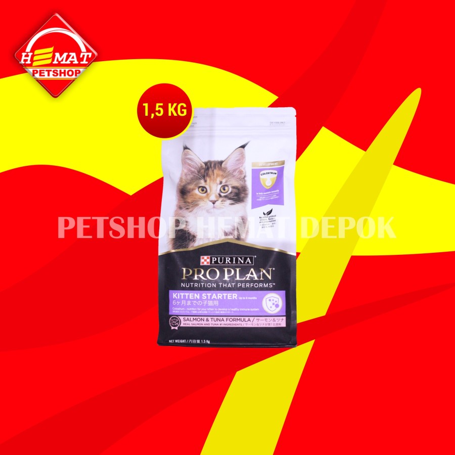 ProPlan Makanan Anak Kucing Pro Plan Kitten Starter Salmon Tuna 1.5 KG