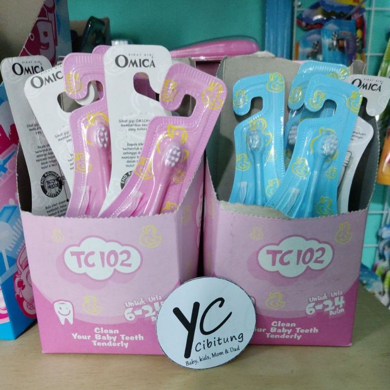 BISA COD Sikat gigi omica 6-24 bulan sikat baby anak bayi 1+ tahun tooth brush