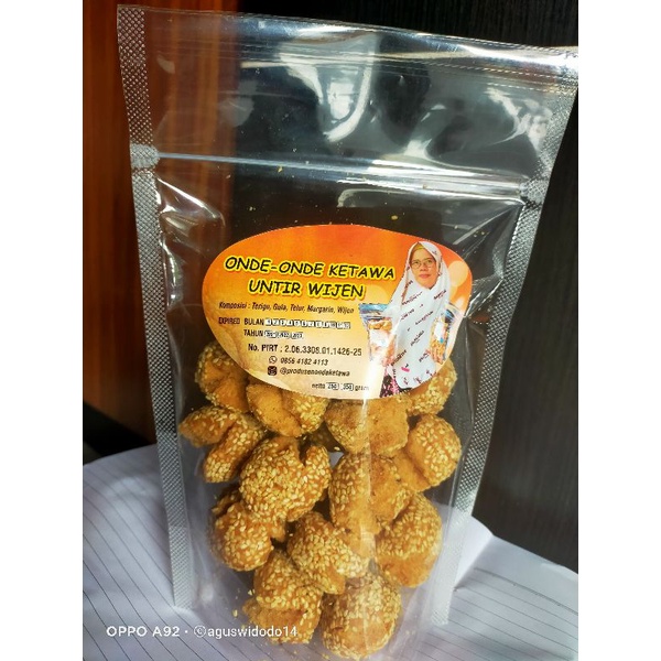 

ONDE ONDE KETAWA MINI KEMASAN 250 GRAM