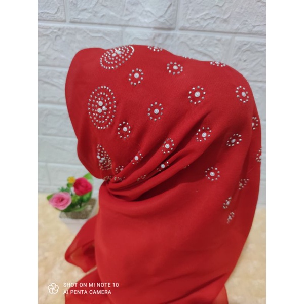 hijab mute hijab mute swarovski glamour / Hijab Segi Empat mute / Jilbab SegiEmpat mute / Kerudung S
