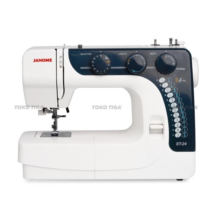MESIN JAHIT JANOME ST24 / ST-24 PORTABLE MULTIFUNGSI SDFD5465C