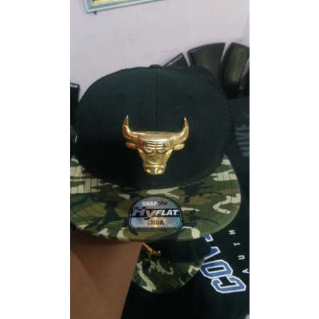 Topi NBA Chicago Bulls Hyflat Second Original