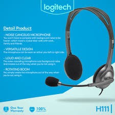 Logitech Stereo Headset H111 Original